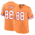 Parkc TB.Buccaneers #88 Cade Otton Player Orange Throwback Home Game Stitched Jerseys