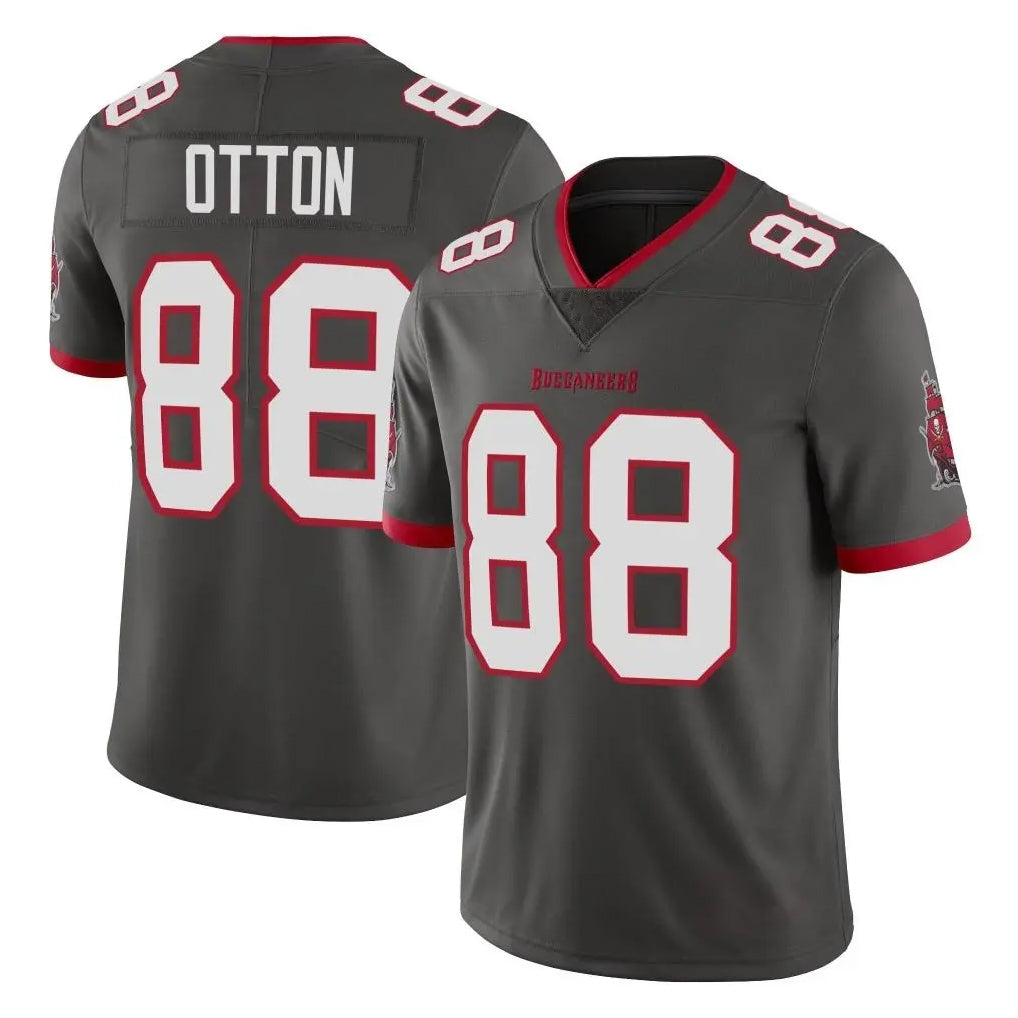 Parkc TB.Buccaneers #88 Cade Otton Player Pewter Limited Alternate Vapor Home Game Stitched Jerseys