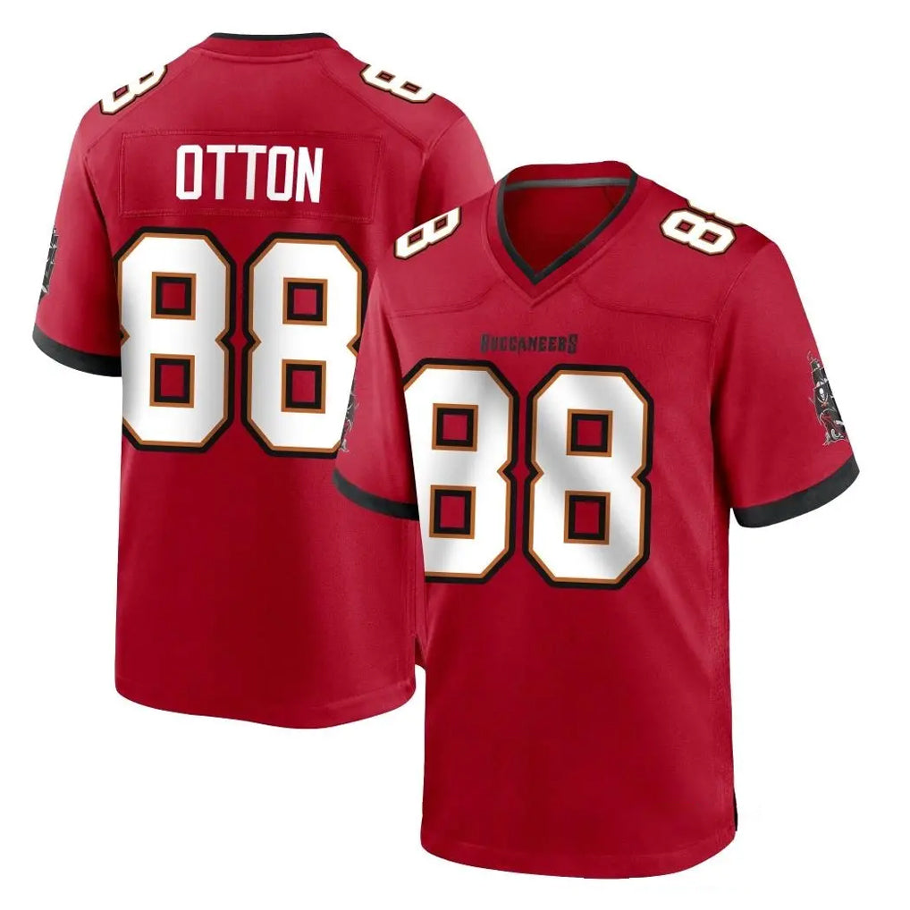 Parkc TB.Buccaneers #88 Cade Otton Player Red Home Game Stitched Jerseys