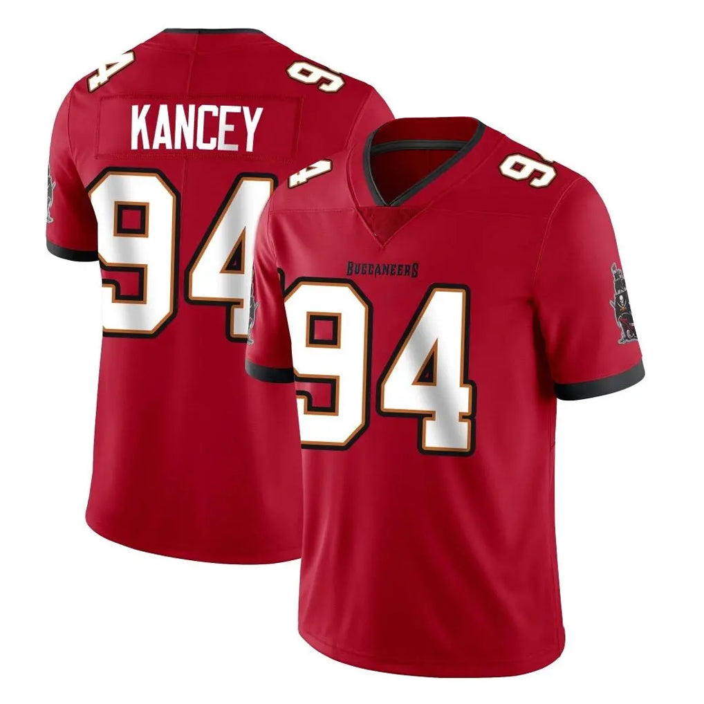 Parkc TB.Buccaneers #94 Calijah Kancey Player Red Limited Vapor F.U.S.E. Home Game Stitched Jerseys