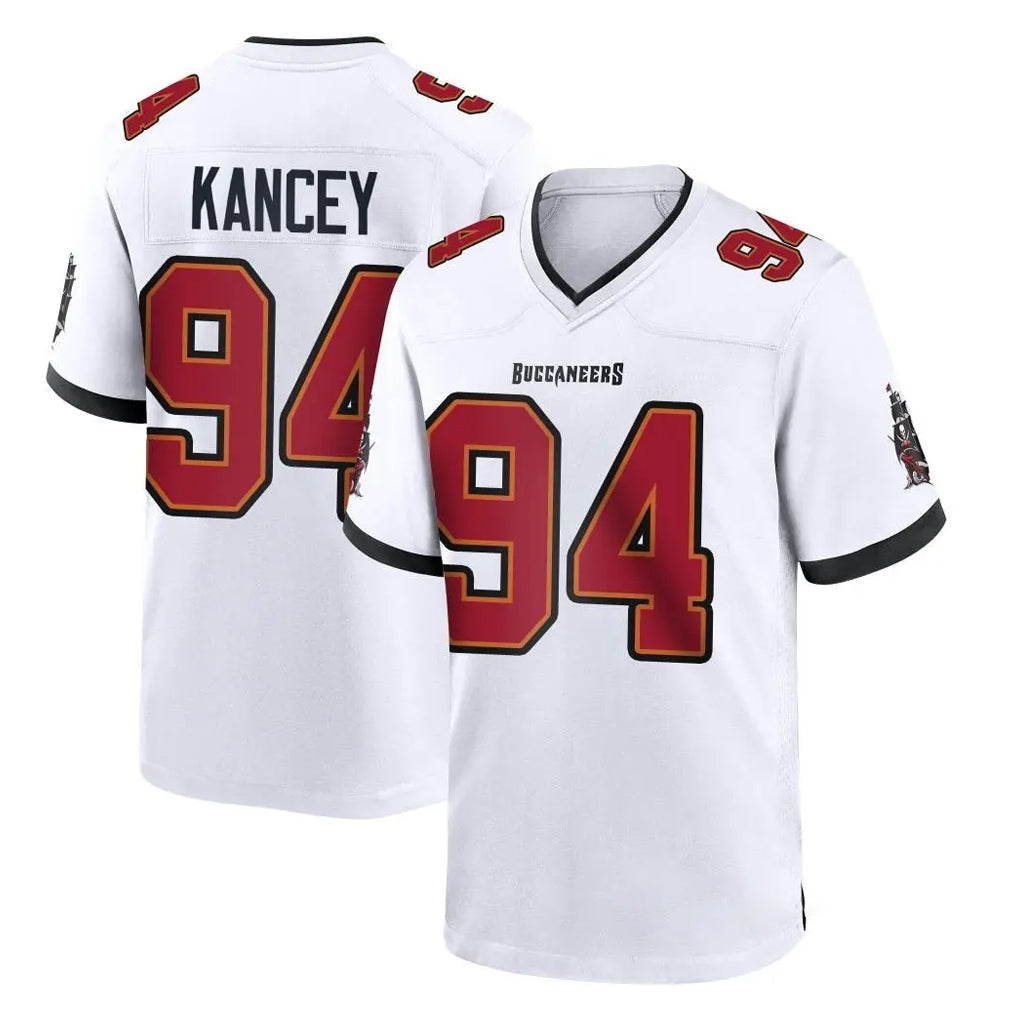 Parkc TB.Buccaneers #94 Calijah Kancey Player White Home Game Stitched Jerseys
