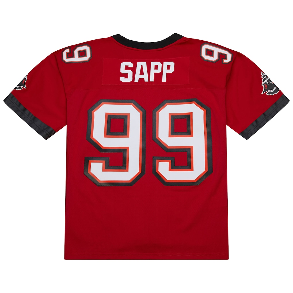 Parkc TB.Buccaneers #99 Warren Sapp Mitchell & Ness Red 2002 Legacy Replica Jersey Stitched Puhic Game Jerseys