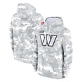 Parkc W.Commanders Arctic Camo Limited Salute to Service Pullover Hoodies Game Blank Player Stitched Jerseys