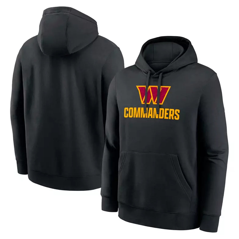 Parkc W.Commanders Black Pullover Hoodies Home Game Blank Player Stitched Jerseys