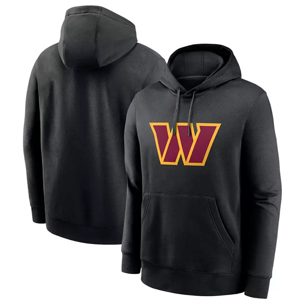Parkc W.Commanders Gray Pullover Hoodies Game Blank Player Stitched Jerseys
