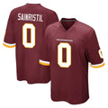 Parkc W.Commanders #0 Mike Sainristil Player Burgundy Team Color Home Game Stitched Jerseys