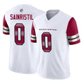 Parkc W.Commanders #0 Mike Sainristil Player White Vapor F.U.S.E. Limited Home Game Stitched Jerseys