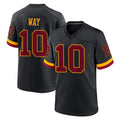 Parkc W.Commanders #10 Tress Way Player Black Limited Home Game Stitched Jerseys