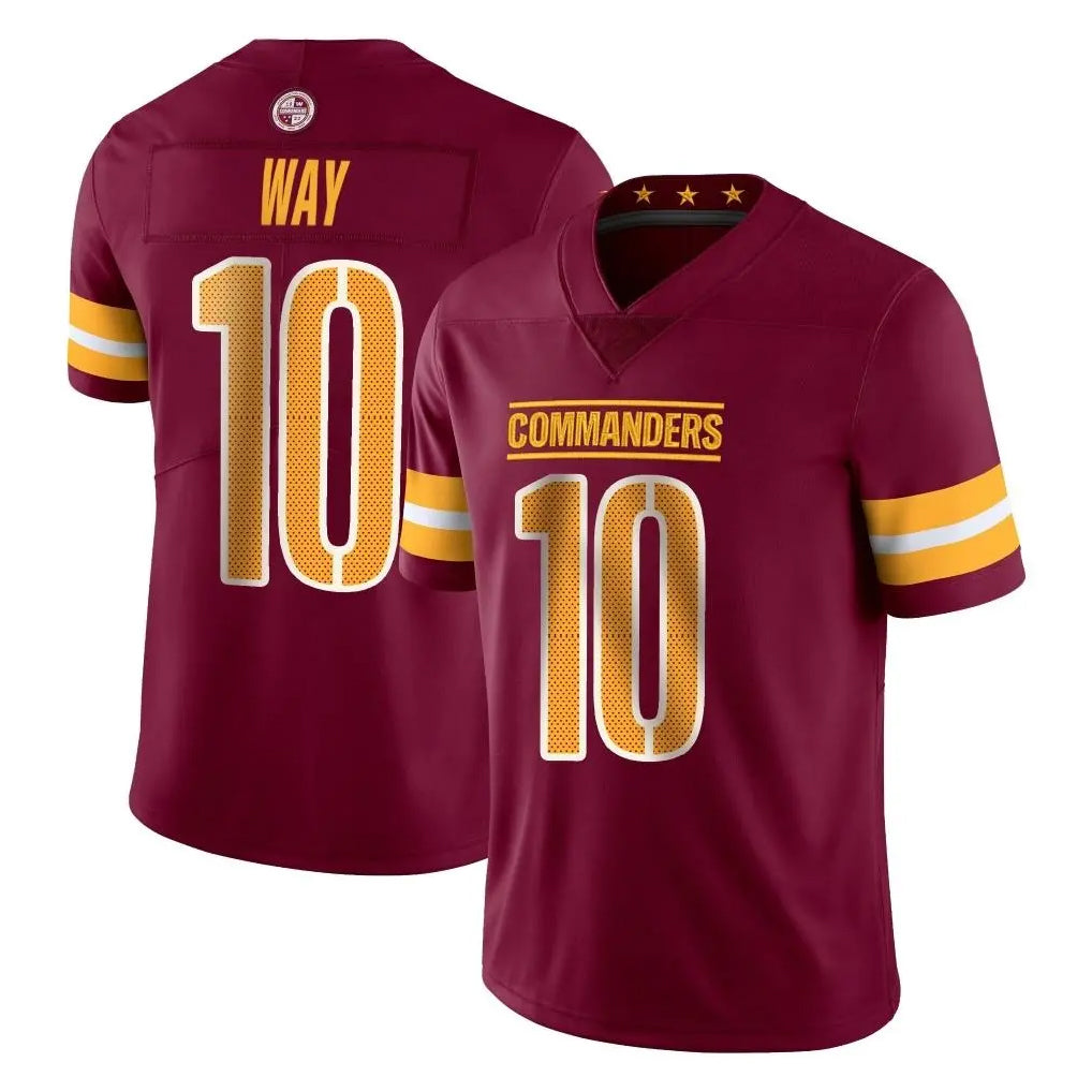 Parkc W.Commanders #10 Tress Way Player Burgundy Limited Vapor Home Game Stitched Jerseys
