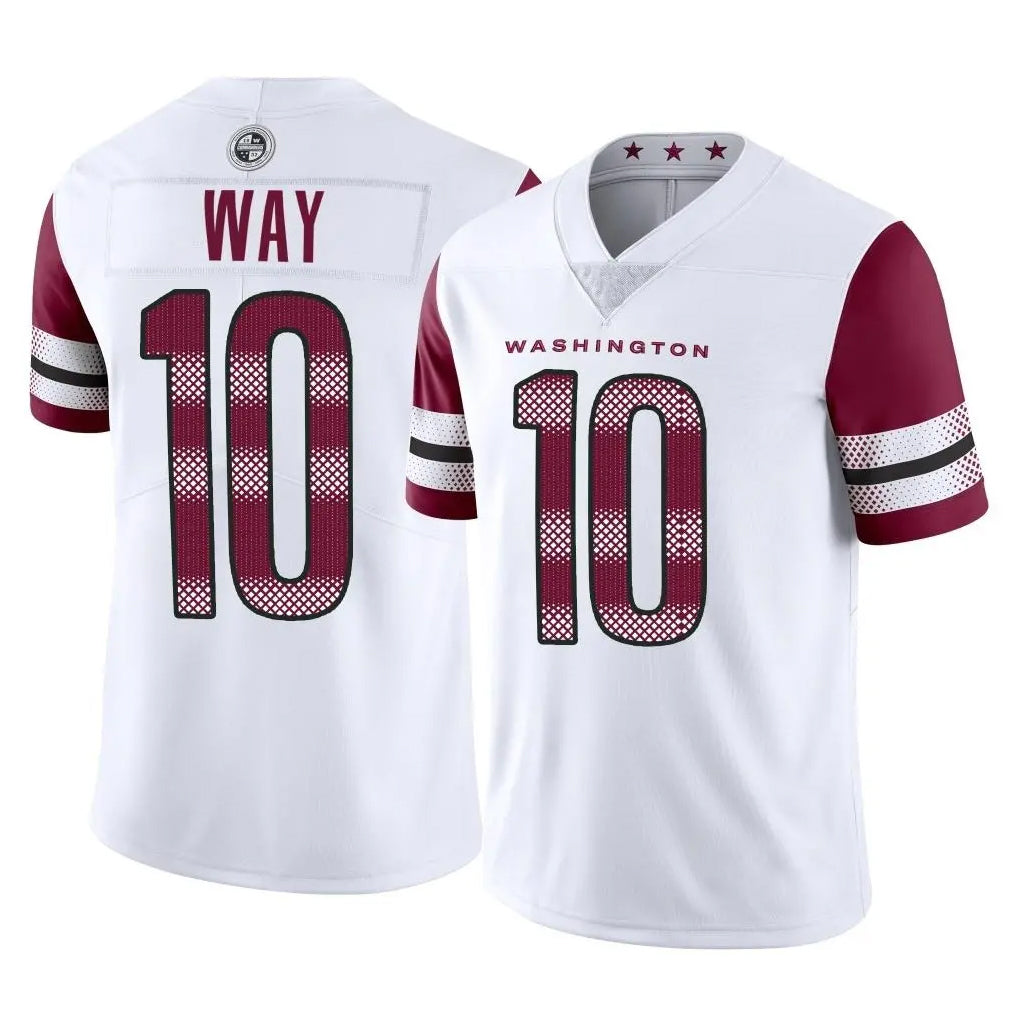 Parkc W.Commanders #10 Tress Way Player White Limited Vapor Home Game Stitched Jerseys