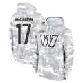 Parkc W.Commanders #17 Terry Mclaurin Player Arctic Camo Limited Salute to Service Pullover Hoodies Game Stitched Jerseys