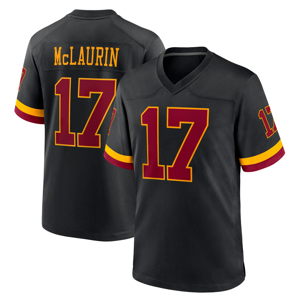 Parkc W.Commanders #17 Terry Mclaurin Player Black Limited Home Game Stitched Jerseys