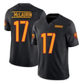 Parkc W.Commanders #17 Terry Mclaurin Player Black Limited Vapor F.U.S.E. Home Game Stitched Jerseys