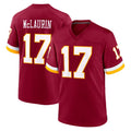 Parkc W.Commanders #17 Terry Mclaurin Player Burgundy Game Home Stitched Jerseys