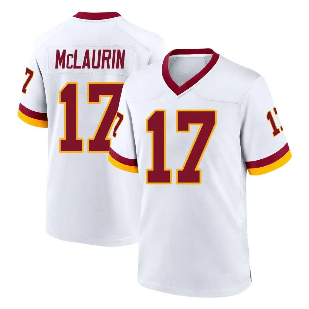 Parkc W.Commanders #17 Terry Mclaurin Player White Home Game Stitched Jerseys