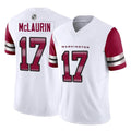 Parkc W.Commanders #17 Terry Mclaurin Player White Vapor F.U.S.E. Limited Home Game Stitched Jerseys