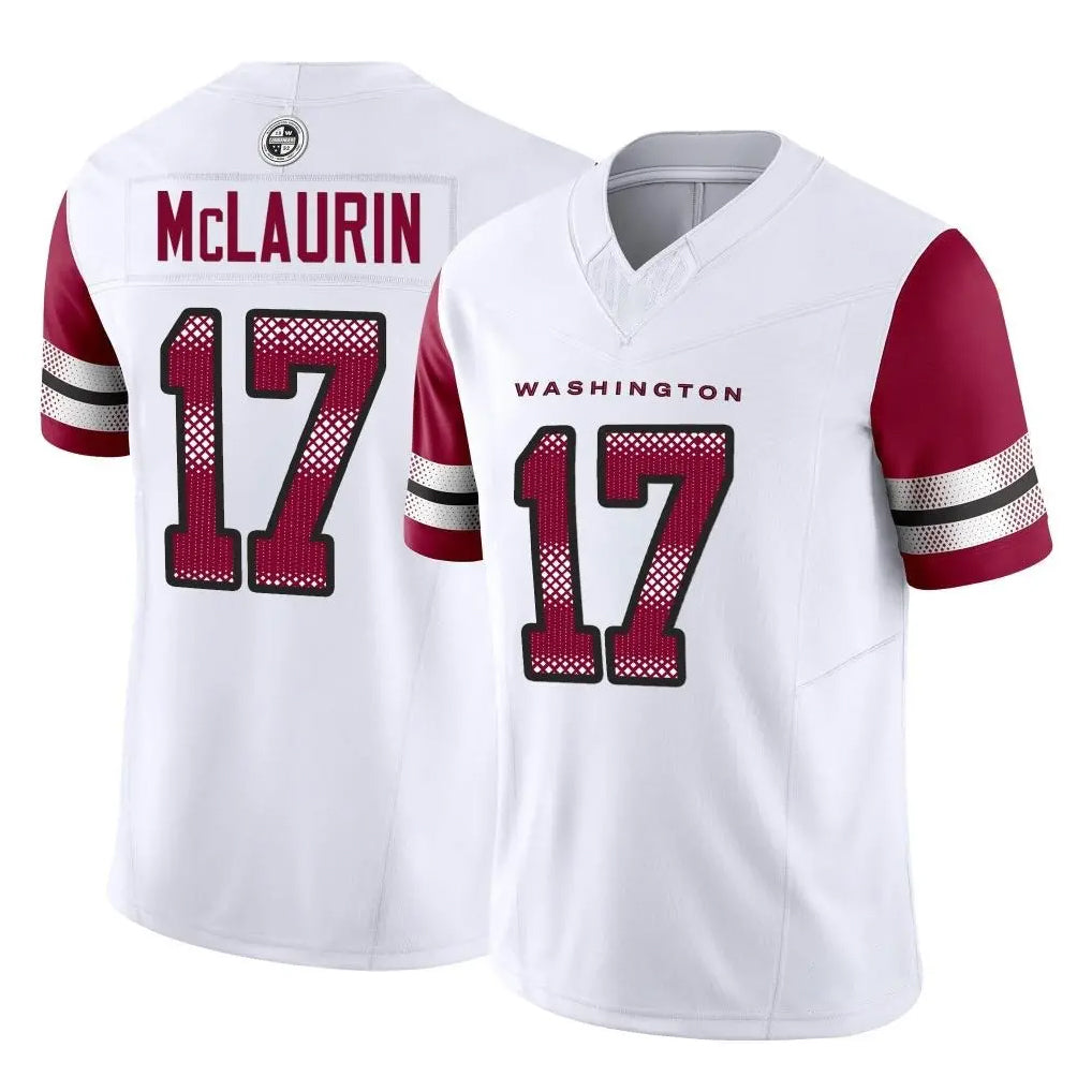 Parkc W.Commanders #17 Terry Mclaurin Player White Vapor F.U.S.E. Limited Home Game Stitched Jerseys