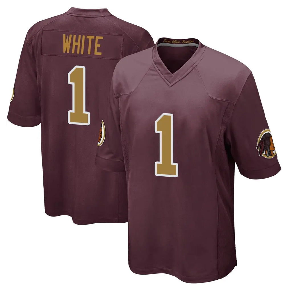 Parkc W.Commanders #1 Rachaad White Player Burgundy Alternate Home Game Stitched Jerseys