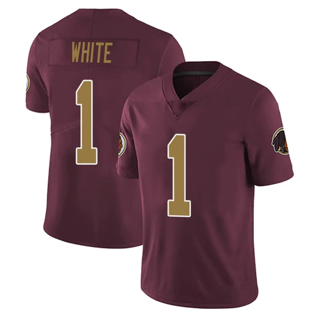 Parkc W.Commanders #1 Rachaad White Player Burgundy Alternate Vapor Untouchable Home Game Stitched Jerseys