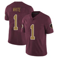Parkc W.Commanders #1 Rachaad White Player Burgundy Alternate Vapor Untouchable Home Game Stitched Jerseys