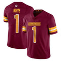 Parkc W.Commanders #1 Rachaad White Player Burgundy Limited Vapor Home Game Stitched Jerseys
