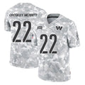 Parkc W.Commanders #22 Jacory Croskey-Merritt Player Arctic Camo Limited Salute To Service Home Game Stitched Jerseys