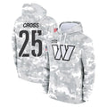 Parkc W.Commanders #25 Nick Cross Player Arctic Camo Limited Salute to Service Pullover Hoodies Game Stitched Jerseys