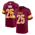 Parkc W.Commanders #25 Nick Cross Player Burgundy Home Game Stitched Jerseys