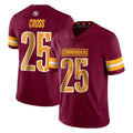 Parkc W.Commanders #25 Nick Cross Player Burgundy Limited Vapor Home Game Stitched Jerseys