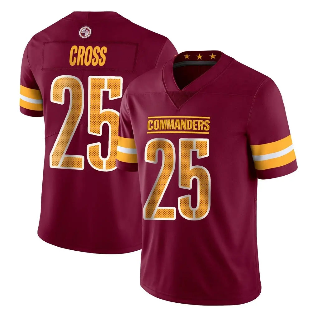 Parkc W.Commanders #25 Nick Cross Player Burgundy Limited Vapor Home Game Stitched Jerseys