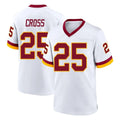 Parkc W.Commanders #25 Nick Cross Player White Home Game Stitched Jerseys