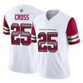 Parkc W.Commanders #25 Nick Cross Player White Vapor F.U.S.E. Limited Home Game Stitched Jerseys