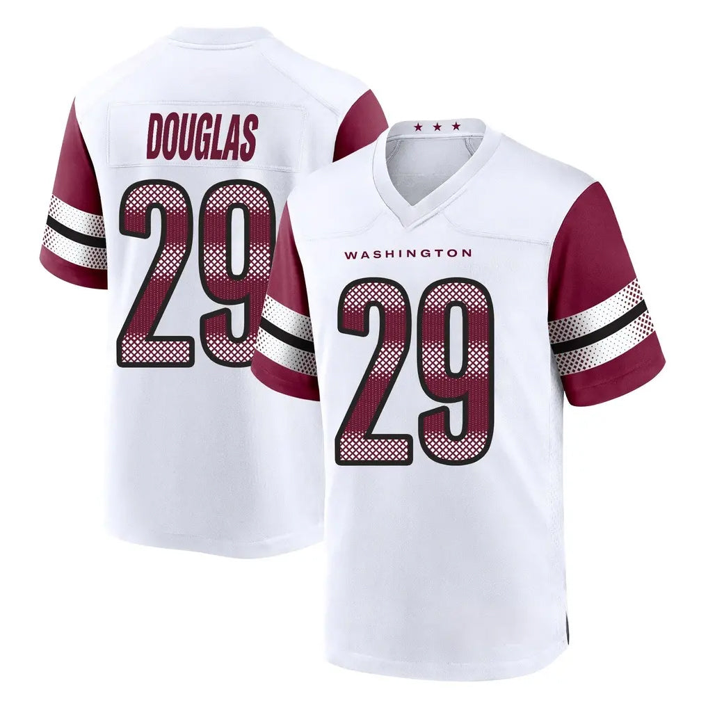 Parkc W.Commanders #29 Rasul Douglas Player White Game Home Stitched Jerseys