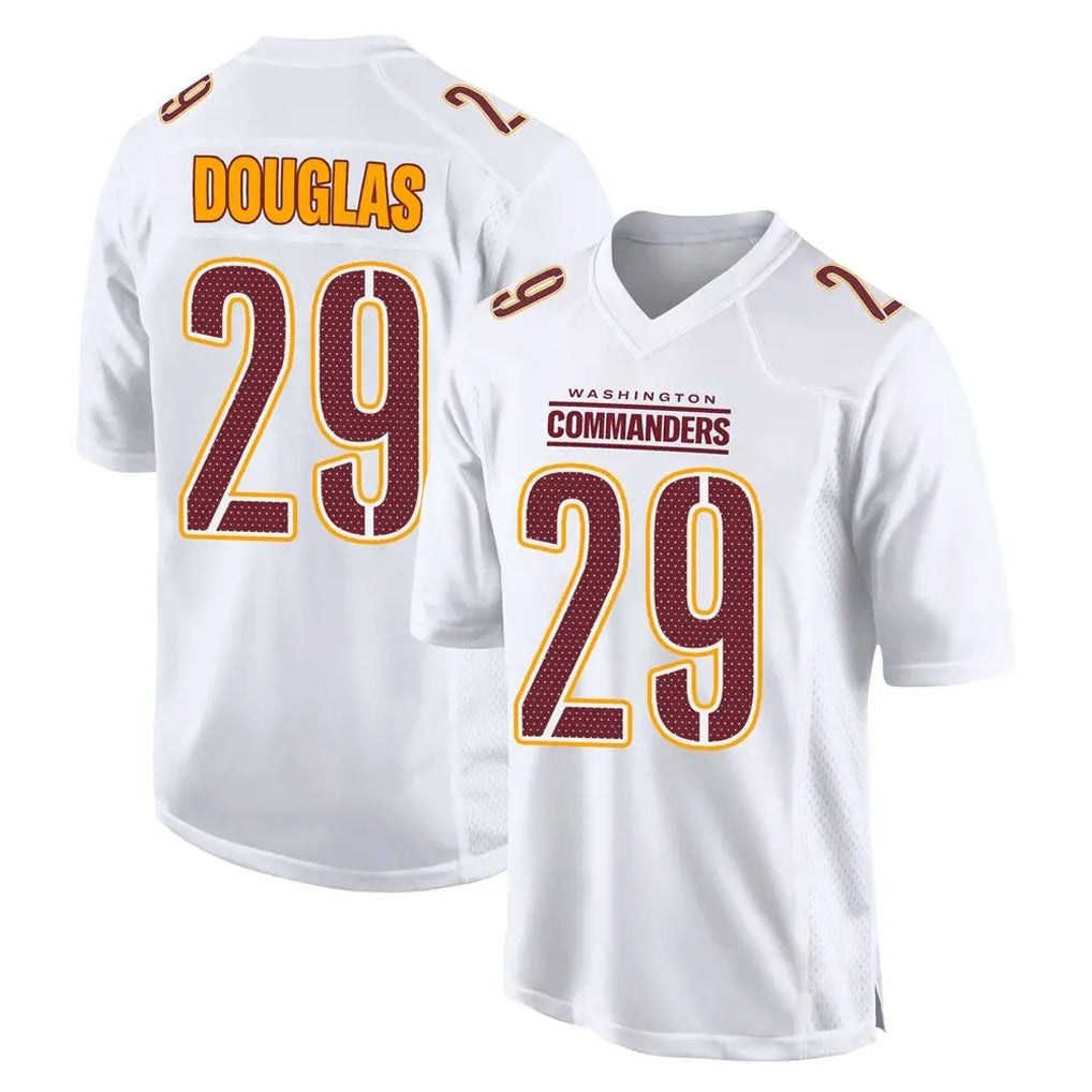 Parkc W.Commanders #29 Rasul Douglas Player White Tundra Fashion Home Game Stitched Jerseys