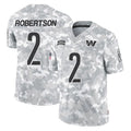 Parkc W.Commanders #2 Amik Robertson Player Arctic Camo Limited Salute To Service Home Game Stitched Jerseys