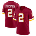 Parkc W.Commanders #2 Amik Robertson Player Burgundy Game Home Stitched Jerseys