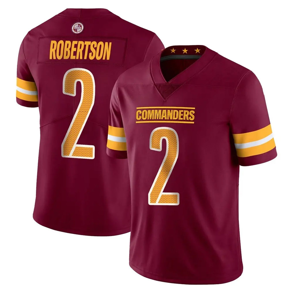 Parkc W.Commanders #2 Amik Robertson Player Burgundy Limited Vapor Home Game Stitched Jerseys