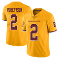 Parkc W.Commanders #2 Amik Robertson Player Gold Limited Color Rush Home Game Stitched Jerseys