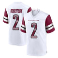 Parkc W.Commanders #2 Amik Robertson Player White Game Home Stitched Jerseys