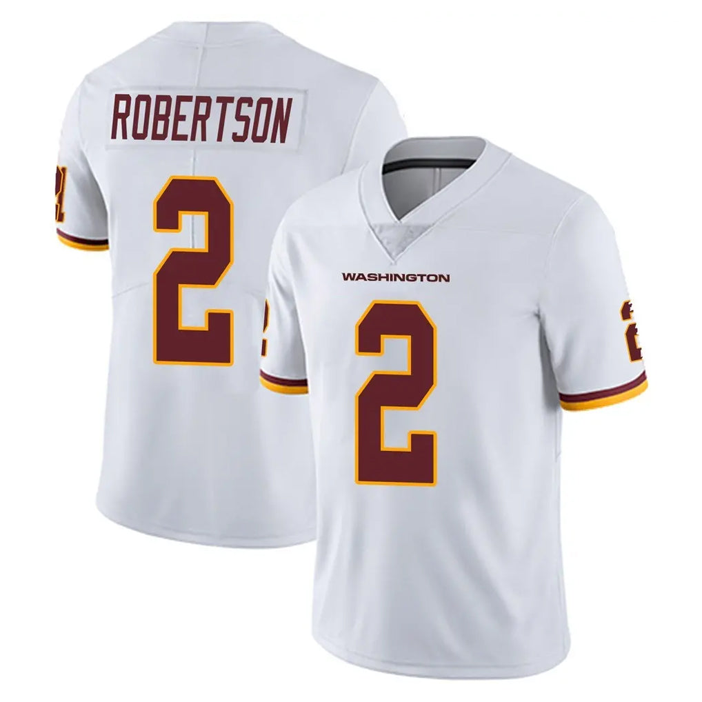 Parkc W.Commanders #2 Amik Robertson Player White Limited Vapor Untouchable Home Game Stitched Jerseys