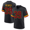 Parkc W.Commanders #39 Jeremy Reaves Player Black Limited Home Game Stitched Jerseys
