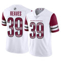 Parkc W.Commanders #39 Jeremy Reaves Player White Limited Vapor Home Game Stitched Jerseys