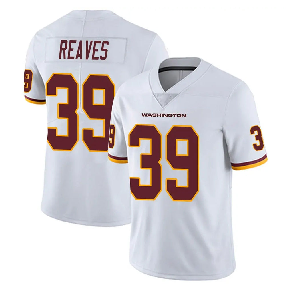 Parkc W.Commanders #39 Jeremy Reaves Player White Limited Vapor Untouchable Home Game Stitched Jerseys