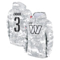 Parkc W.Commanders #3 Stefon Diggs Player Arctic Camo Limited Salute to Service Pullover Hoodies Game Stitched Jerseys