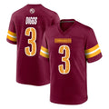 Parkc W.Commanders #3 Stefon Diggs Player Burgundy Home Game Stitched Jerseys
