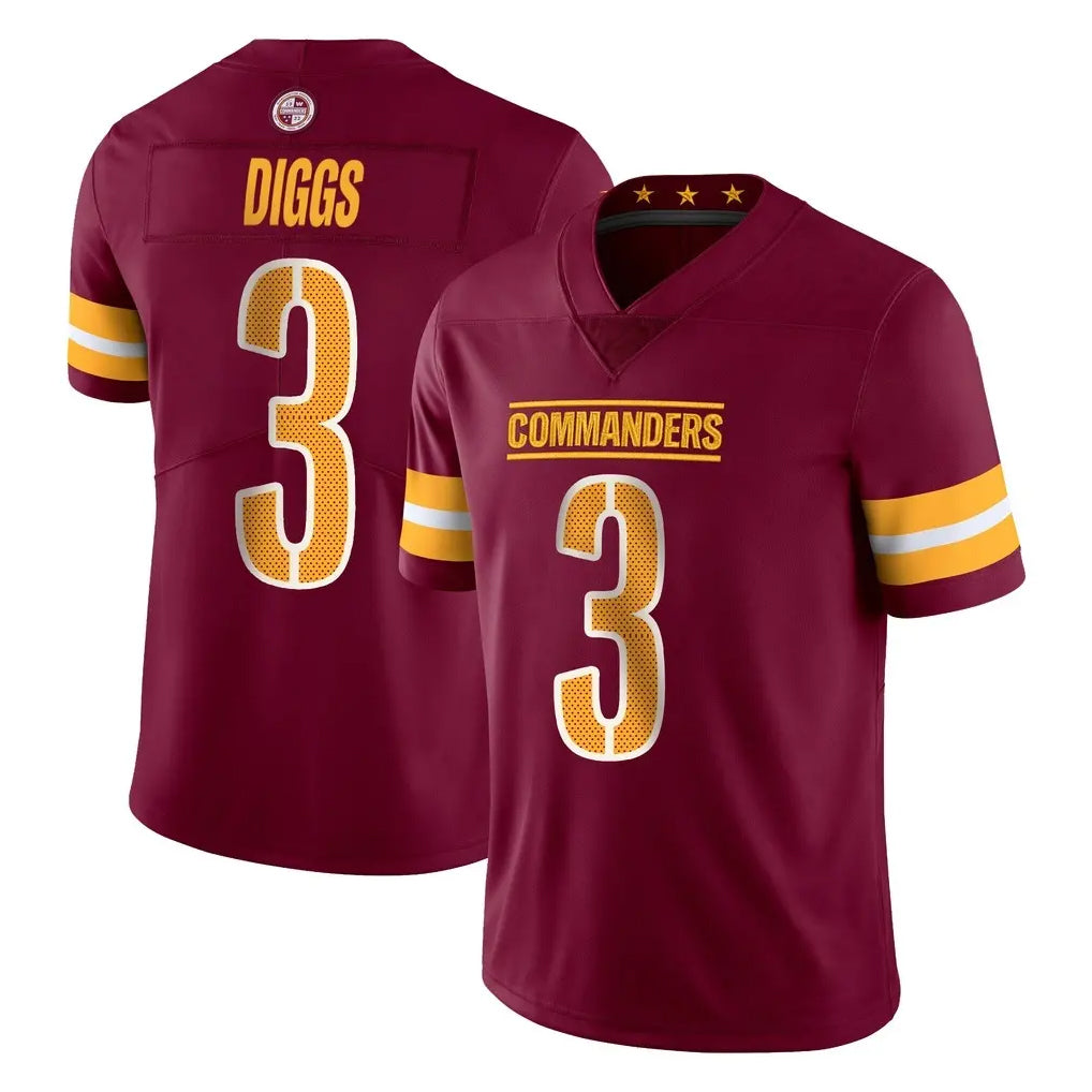 Parkc W.Commanders #3 Stefon Diggs Player Burgundy Limited Vapor Home Game Stitched Jerseys