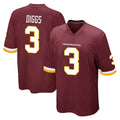 Parkc W.Commanders #3 Stefon Diggs Player Burgundy Team Color Home Game Stitched Jerseys