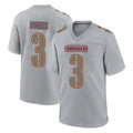 Parkc W.Commanders #3 Stefon Diggs Player Gray Atmosphere Fashion Home Game Stitched Jerseys