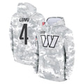 Parkc W.Commanders #4 Frankie Luvu Player Arctic Camo Limited Salute to Service Pullover Hoodies Game Stitched Jerseys
