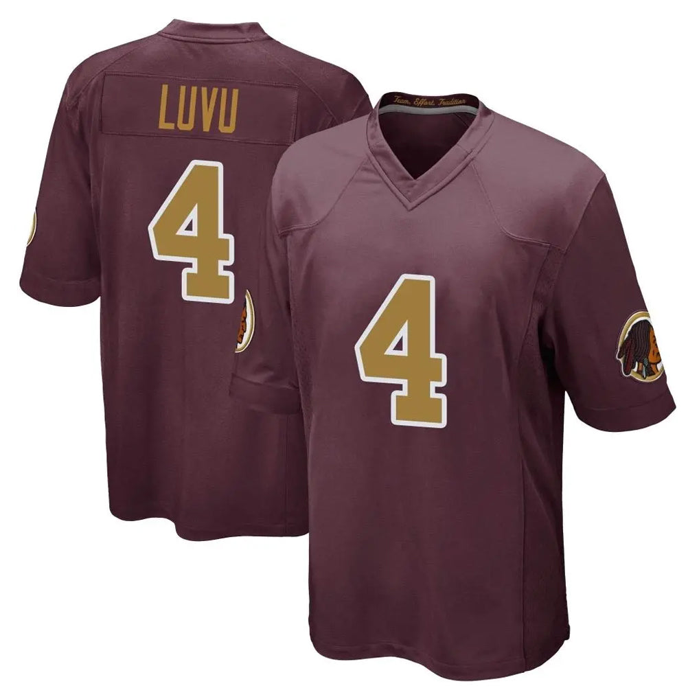 Parkc W.Commanders #4 Frankie Luvu Player Burgundy Alternate Home Game Stitched Jerseys
